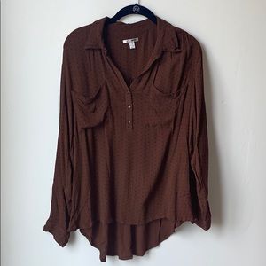 Amuse Society long sleeve blouse